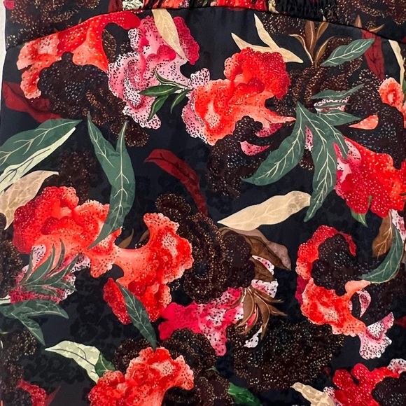 Saloni silk midi dress. Worn once. Size 2. - Picture 7 of 9